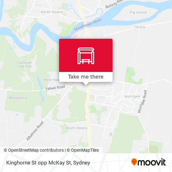 Kinghorne St opp McKay St map