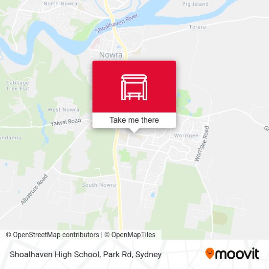 Shoalhaven High School, Park Rd map