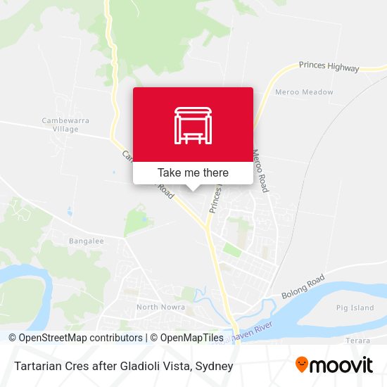 Tartarian Cres after Gladioli Vista map