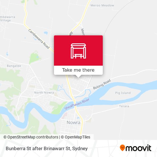 Bunberra St after Brinawarr St map