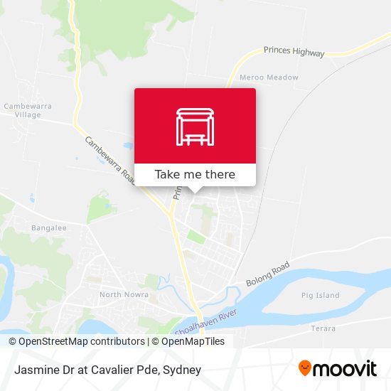 Jasmine Dr at Cavalier Pde map