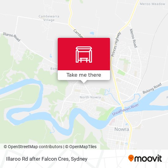 Illaroo Rd after Falcon Cres map