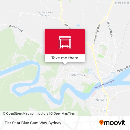 Pitt St at Blue Gum Way map