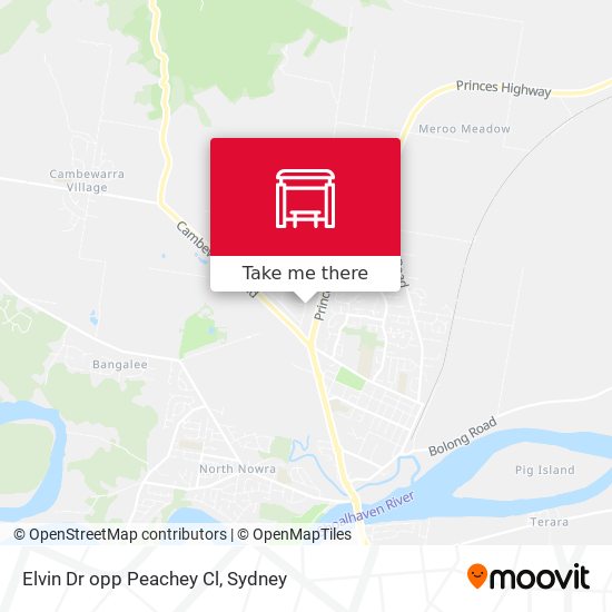 Elvin Dr opp Peachey Cl map