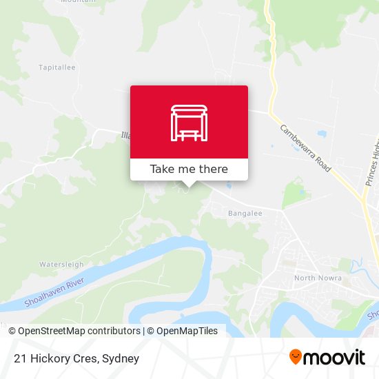 21 Hickory Cres map