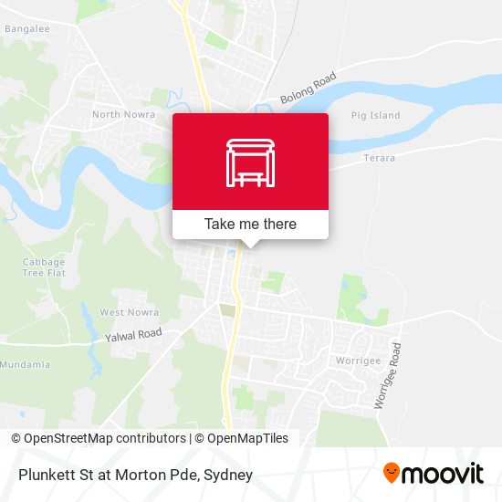 Plunkett St at Morton Pde map