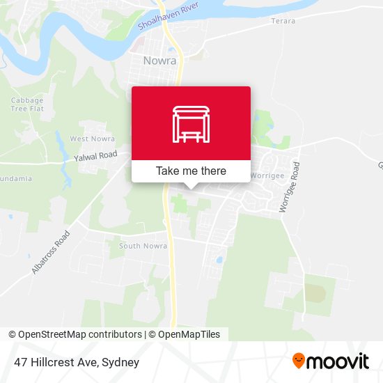 47 Hillcrest Ave map