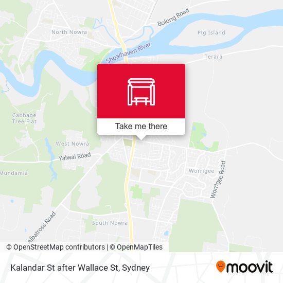 Kalandar St after Wallace St map
