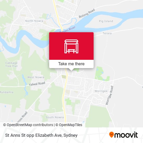St Anns St opp Elizabeth Ave map