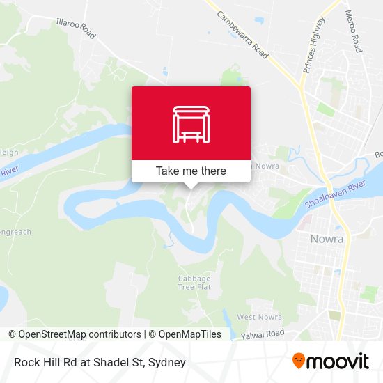 Rock Hill Rd at Shadel St map