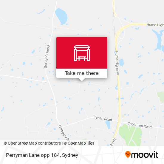Perryman Lane opp 184 map