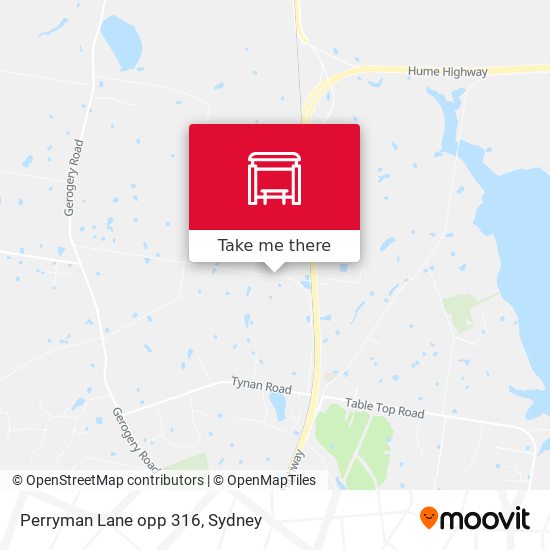 Perryman Lane opp 316 map