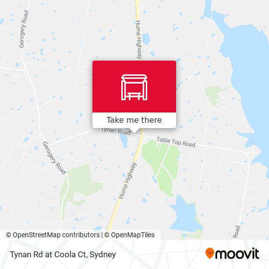 Tynan Rd at Coola Ct map