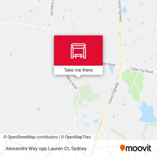 Alexandra Way opp Lauren Ct map