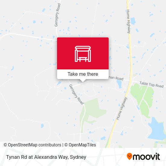 Tynan Rd at Alexandra Way map