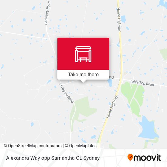 Alexandra Way opp Samantha Ct map