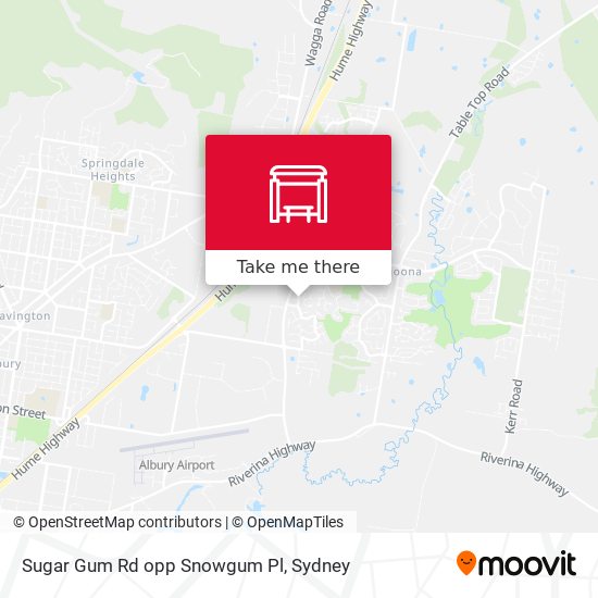 Sugar Gum Rd opp Snowgum Pl map