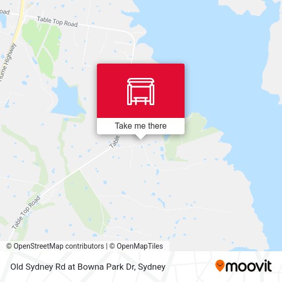 Old Sydney Rd at Bowna Park Dr map
