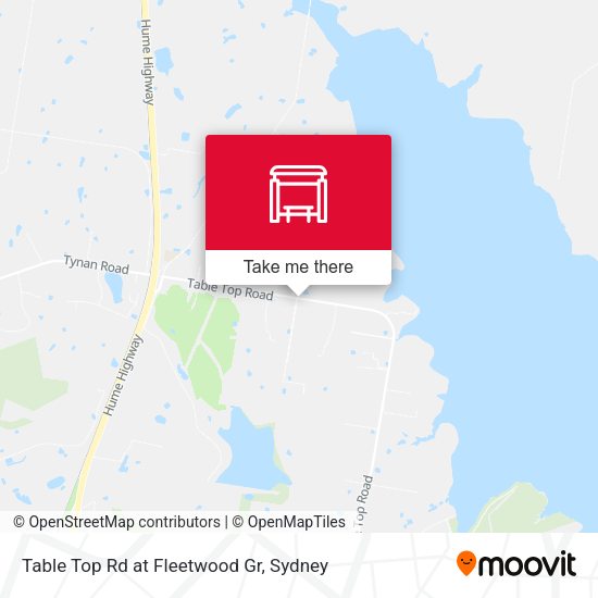 Table Top Rd at Fleetwood Gr map