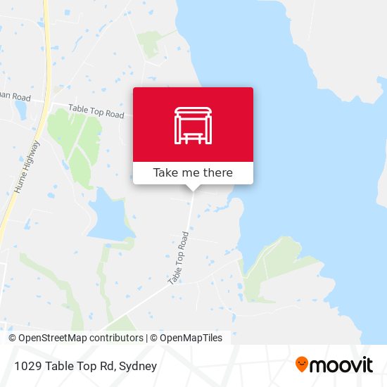 1029 Table Top Rd map