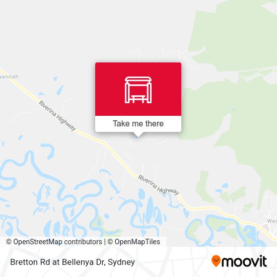 Bretton Rd at Bellenya Dr map