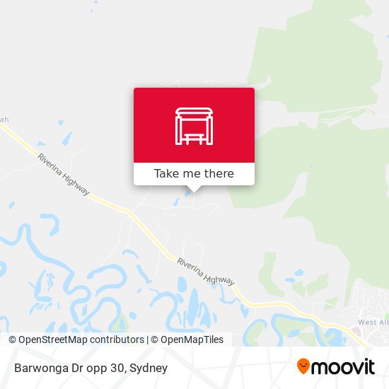 Barwonga Dr opp 30 map