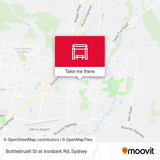 Bottlebrush St at Ironbark Rd map