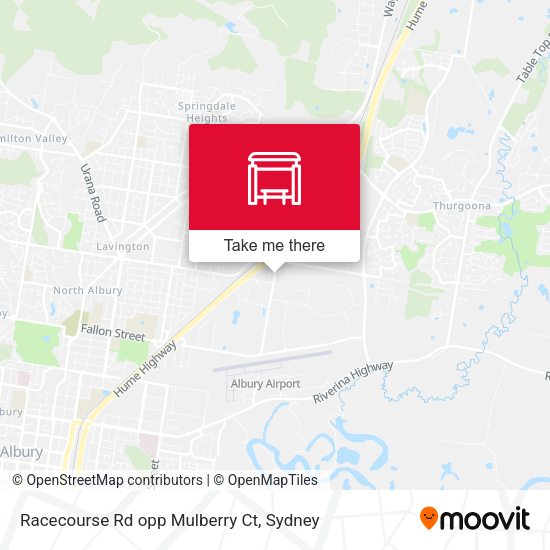 Racecourse Rd opp Mulberry Ct map