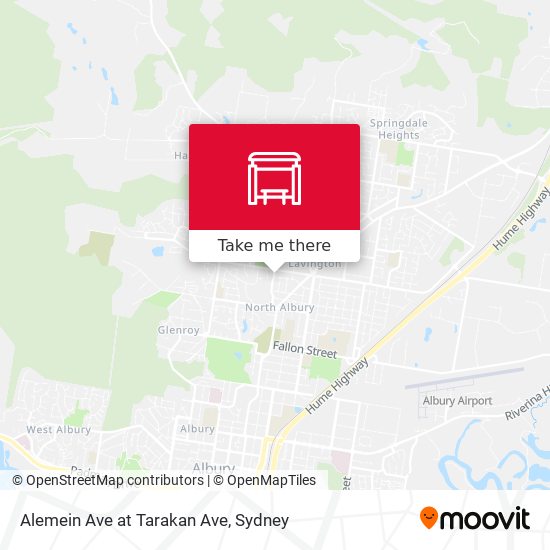 Alemein Ave at Tarakan Ave map