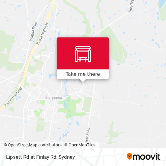 Lipsett Rd at Finlay Rd map