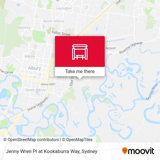 Jenny Wren Pl at Kookaburra Way map