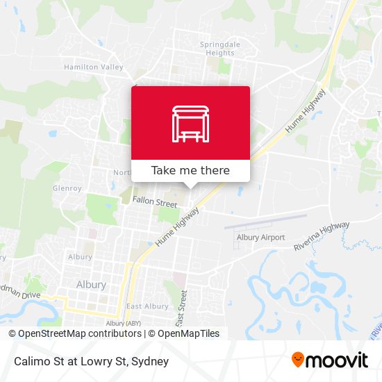 Calimo St at Lowry St map