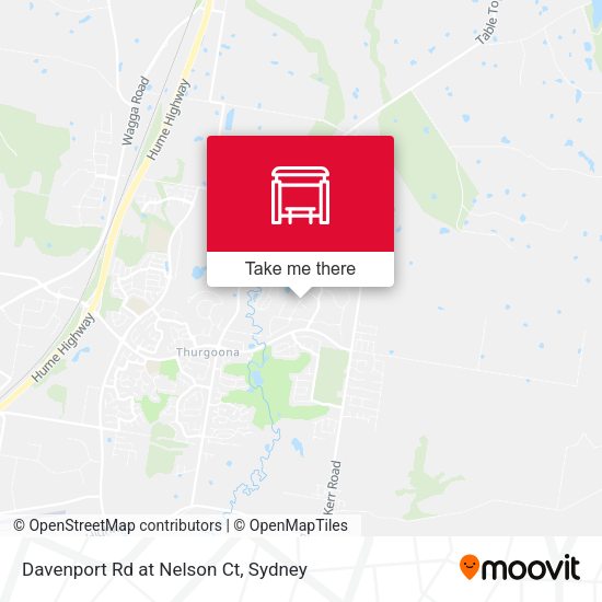 Davenport Rd at Nelson Ct map
