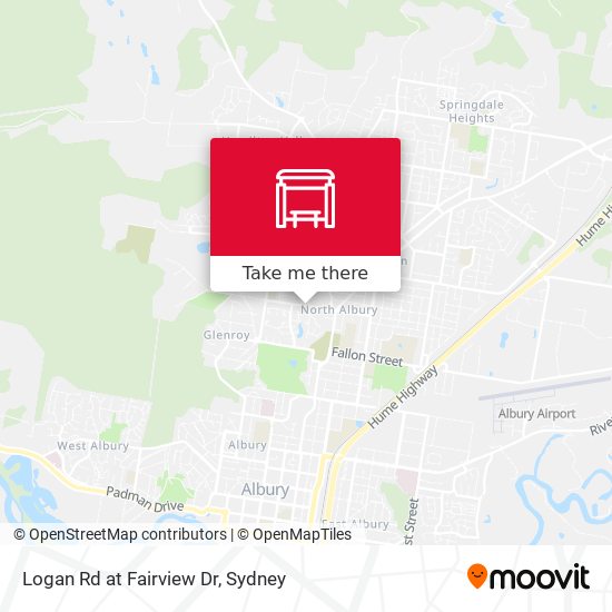 Logan Rd at Fairview Dr map