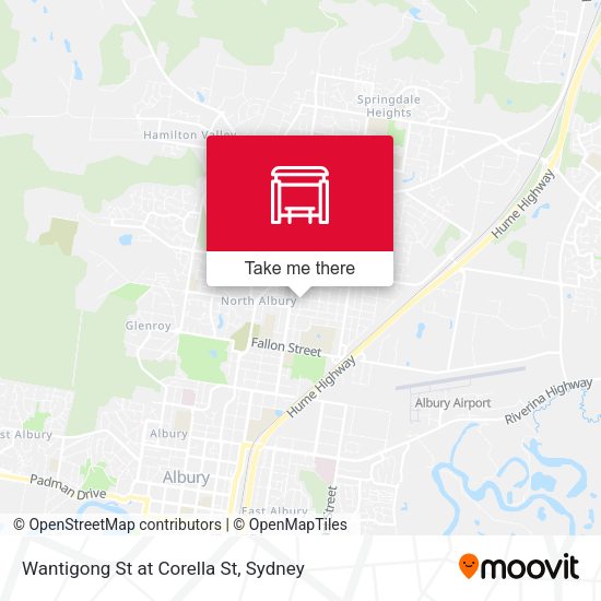 Wantigong St at Corella St map