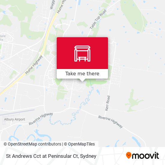 St Andrews Cct at Peninsular Ct map
