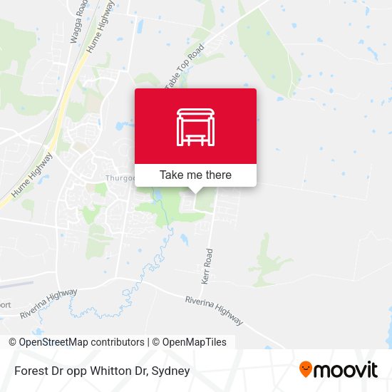 Forest Dr opp Whitton Dr map