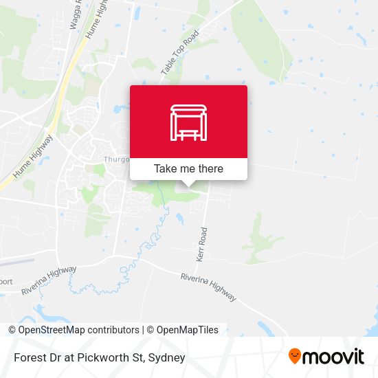Forest Dr at Pickworth St map