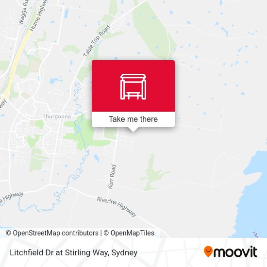 Litchfield Dr at Stirling Way map