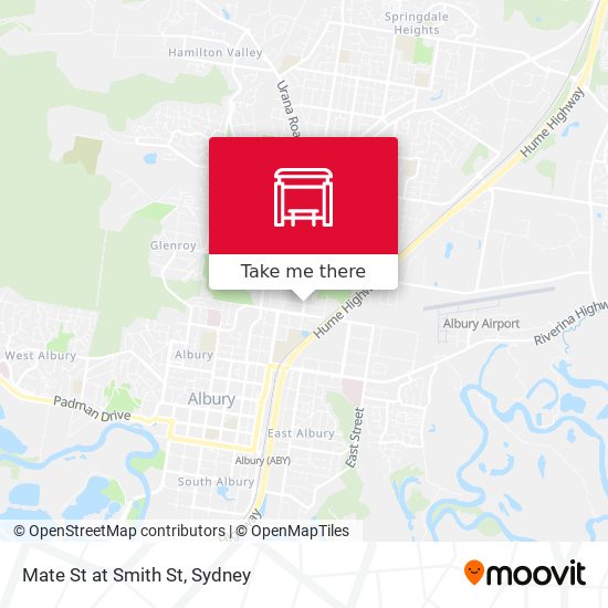 Mate St at Smith St map