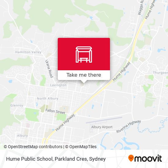 Hume Public School, Parkland Cres map