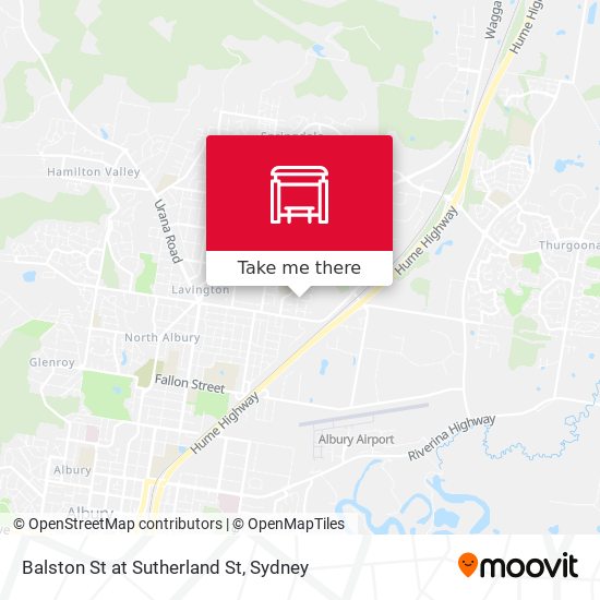 Balston St at Sutherland St map