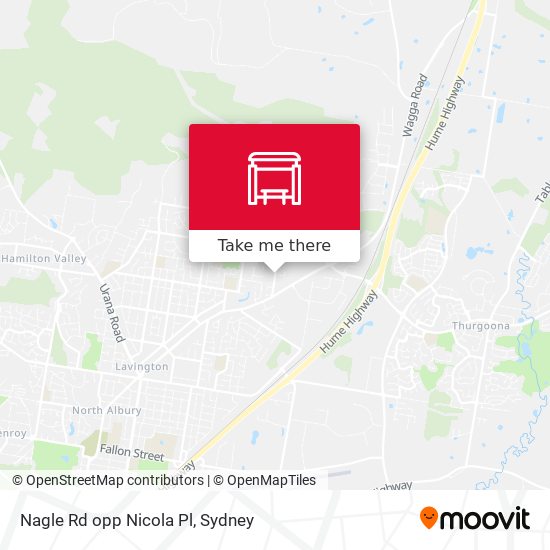 Nagle Rd opp Nicola Pl map
