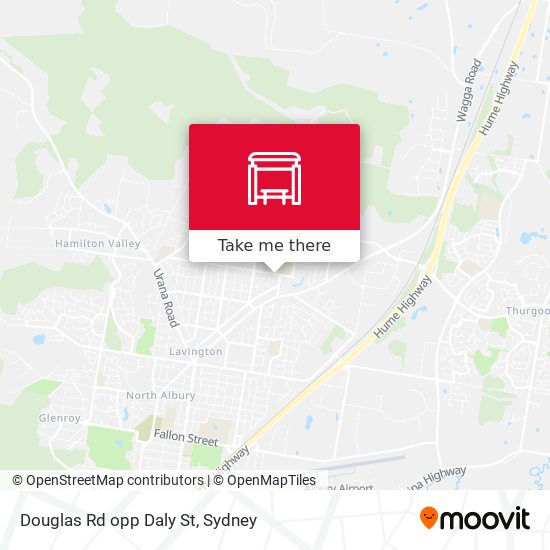 Douglas Rd opp Daly St map