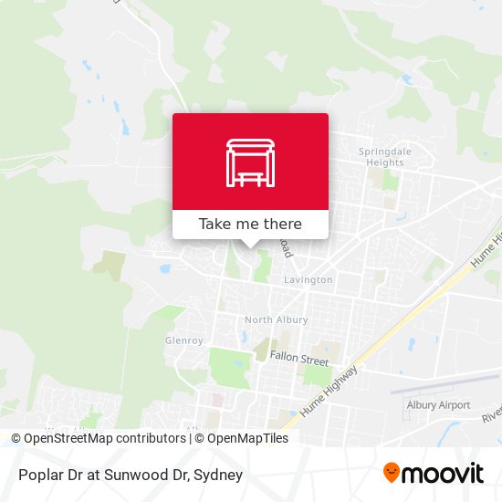 Poplar Dr at Sunwood Dr map