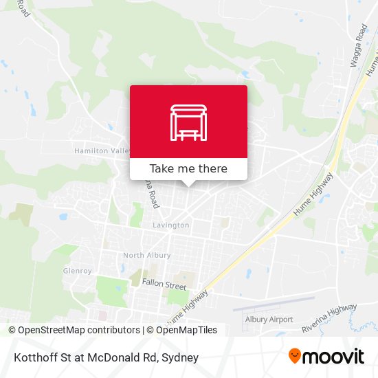 Kotthoff St at McDonald Rd map