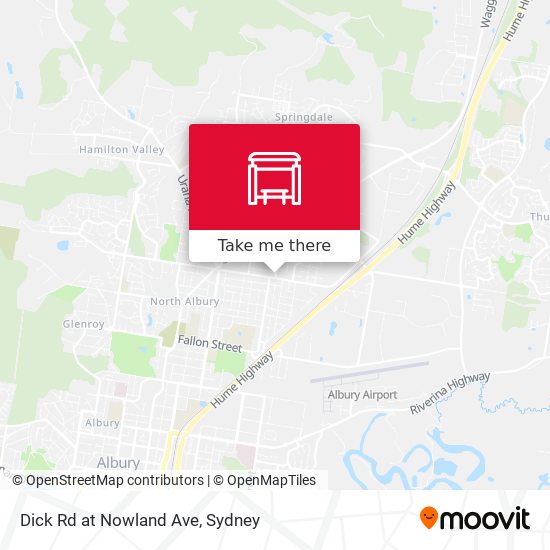 Dick Rd at Nowland Ave map