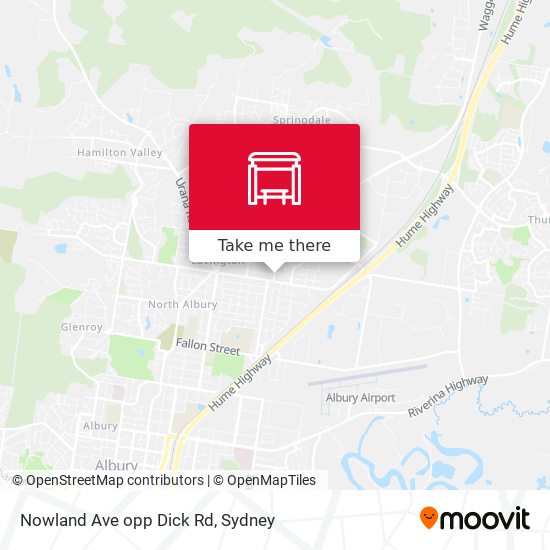 Nowland Ave opp Dick Rd map