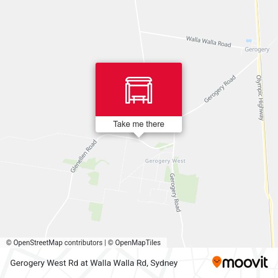 Gerogery West Rd at Walla Walla Rd map