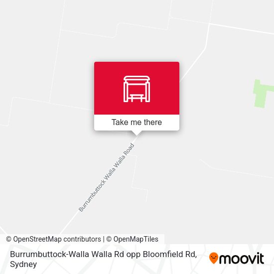 Burrumbuttock-Walla Walla Rd opp Bloomfield Rd map